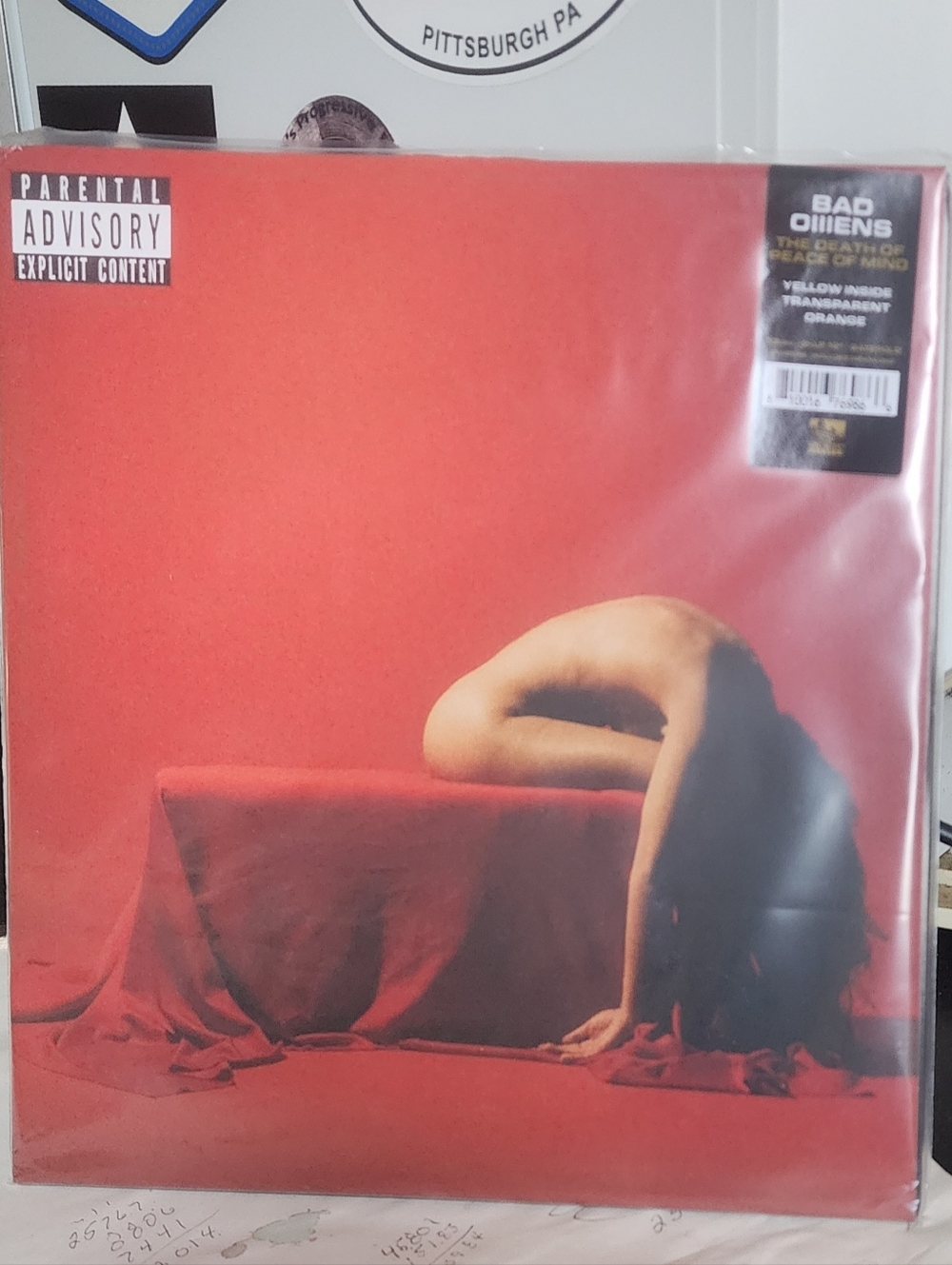 BAD OMENS - The Death of Peace of Mind (Yellow Inside Transport Orange Vinyl)